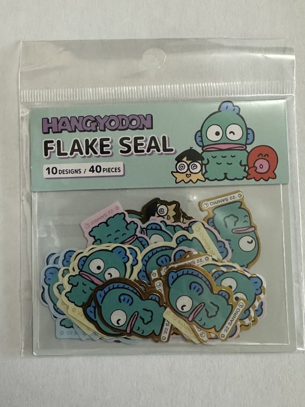 Sanrio Hangyodon Flake Seal Sticker Pack